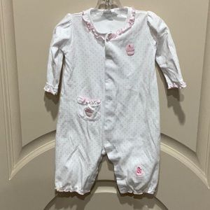 KISSY KISSY ONESIE FOOTLESS SIZE 6-9 MONTHS